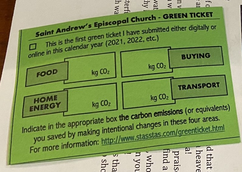 Story: Green Ticket Scheme